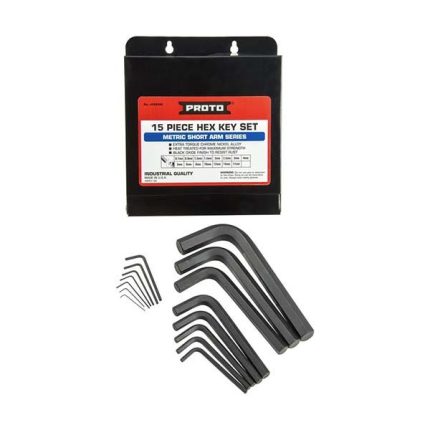 بروتو - مجموعة مفاتيح سداسية مترية - 15 قطعة