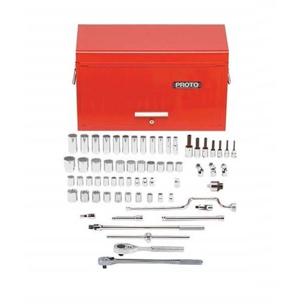 بروتو - طقم لقم 1/2 بوصة - 65 قطعة - 8 و12 نقطة