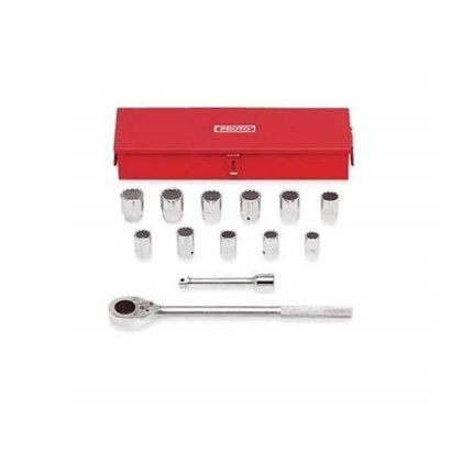 بروتو - طقم لقم - مقاس 3/4 بوصة - 13 قطعة - 12 نقطة