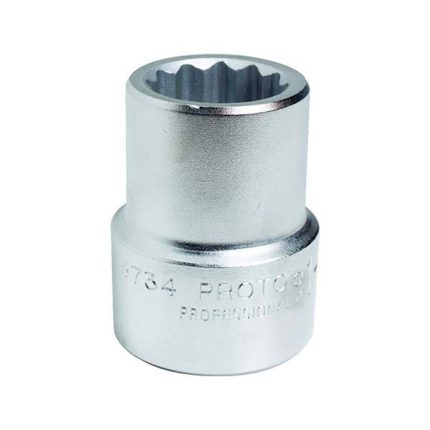 بروتو - لقمة مفتاح كروم - مقاس 1 بوصة- 1-13/16 بوصة- 12 نقطة