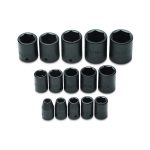 بروتو - طقم لقم درايف 1/2 بوصة- 15 قطعة- 6 نقاط