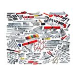 بروتو - أطقم عدد وأدوات مكونة من 497 قطعة مع طاولة عدة وأدوات بعجلات وصندوق