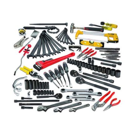 بروتو - أطقم عدد وأدوات مكونة من 107 قطعة مع صندوق عدد وأدوات