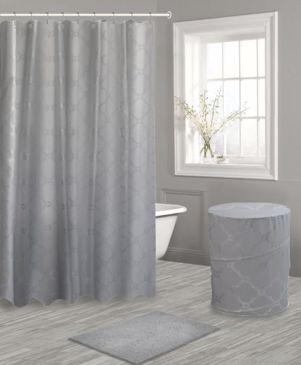 مجموعة ستارة حمام (4 قطع)