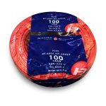 بحرة - سلك كهربائي نحاس مرن - المواصفات البريطانية - NYA - مقاس 6 مم - أحمر - 450/750 فولت - 91.44 متر