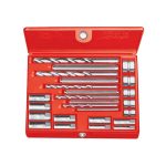 ريدجيد - مجموعة براغي (10) - 1/4"-1/2"