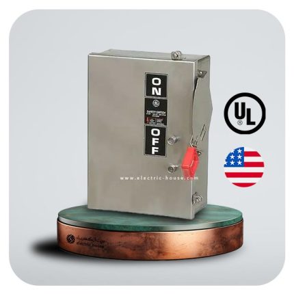 جنرال إليكتريك - مفتاح سلامة - بدون فيوز - 3 أقطاب 100 أمبير - 600 فولت - خارجي