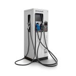 سكامي - محطة شحن DC، 60kW DC + 43kW AC، CCS2 + CHAdeMO + T2، 4.5م