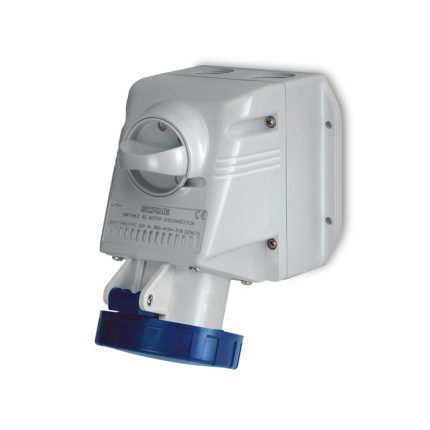 سكامي - مقبس تثبيت سطح، 32A، 3P + N + E، 6h، 346-415V، 60Hz، 50Hz، أطراف لولبية