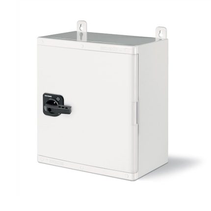 سكامي - مفتاح فصل، 200A، 3P+N، IP65، 460x520x245mm، K2، IK08، عام، رمادي/أسود، GW 650°C