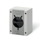 سكامي - مفتاح فصل مغلق (AC22A/AC23A)، 25A، 6P، IP66/IP69، 160x220x115mm، Y3 IK09، عام رمادي/أسود، GW 650°C