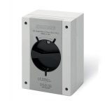 سكامي - مفتاح فصل، 63A، 2P، IP66/IP69، 160x220x115mm، Y2، IK09، عام، رمادي/أسود، GW 650°C