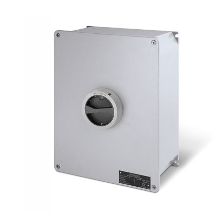 سكامي - مفتاح فصل، 125A، 3P+N، IP65، 315x410x150mm، K1، IK08، عام، رمادي/أسود، سعة توصيل عالية