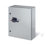 سكامي - مفتاح فصل، 160A، 3P، IP65، 300x500x200mm، K2، IK10، عام، رمادي/أسود