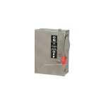 جنرال إليكتريك - مفتاح سلامة 400 أمبير 3 خط 600 فولت - مجهز للفيوز - خارجي ستانلس ستيل