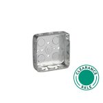 تصفية ستيل سيتي -صندوق، مربع، 4 بوصة، 1-1/2 بوصة عميقة، 1/2 إخراج