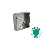 تصفية ستيل سيتي -صندوق مربع، 4-11/16 بوصة، عمق 2-1/8 بوصة، 3/4 بوصة KO