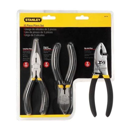 ستانلي - طقم زرادية - 3 قطع - 150 مم