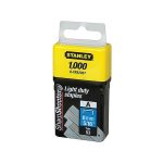 ستانلي - دبابيس خفيفة التحمل - 8 مم - النوع أ - 1000 قطعة