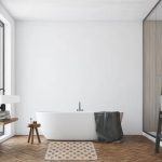 بساط حمام بلاستيك 67 × 35 سم - شفاف