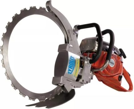 منشار الدائري HRG500 ، بنزين ، خزان 0.75 لتر ، عمق القطع 407 مم أو 300 مم