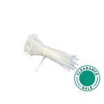 تصفية ي.ي كابل أكسسريس - مربط أسلاك، أبيض، 160x4.8 مم، 100 قطعة/باكت