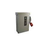 جنرال إليكتريك - مفتاح سلامة 100 أمبير - 3 خط - 600 فولت - مجهز للفيوز - خارجي