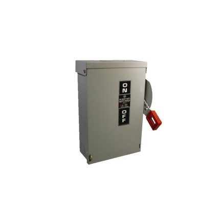 جنرال إليكتريك - مفتاح سلامة 100 أمبير - 3 خط - 600 فولت - مجهز للفيوز - خارجي