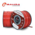 بحرة - سلك كهربائي نحاس - المواصفات الأمريكية - THHN - مقاس 8 AWG - أحمر - 600 فولت - 152.44 متر