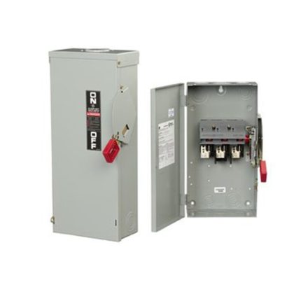 جنرال إليكتريك - مفتاح سلامة 100 أمبير - 6 أقطاب - 600 فولت بدون فيوز - خارجي