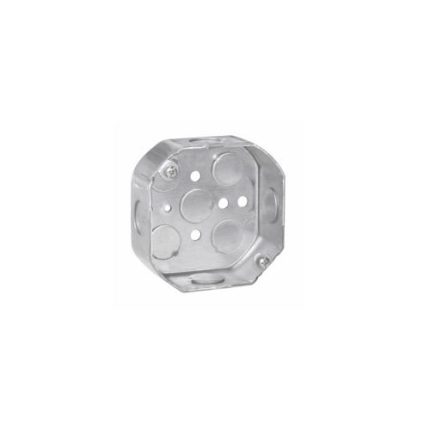 كروس هايندس - علبة ثماني 4 بوصة عمق 1/2 1 بوصة بفتحات مقاس 1/2 و 3/4 بوصة