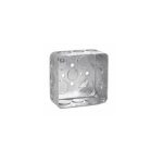 كروس هايندس - علبة مربع 4 بوصة عمق 1/8 2 بوصة بفتحات 1/2 و 3/4 بوصة