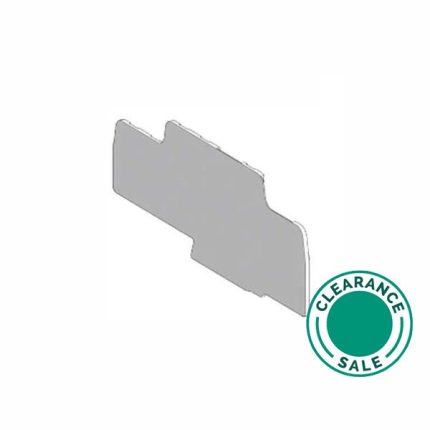 تصفية شنايدر - لوحة نهاية، لكتلة الطرفية، 4 ملم، رمادي (جديد: NSY.TRACR42)