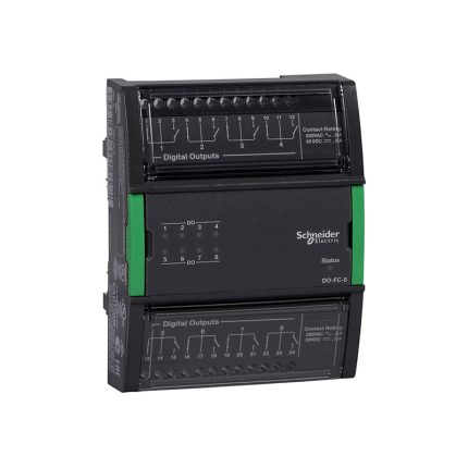 شنايدر - وحدة إدخال/إخراج مركزية، SpaceLogic، 8 مخارج ريليه رقمية Form C، مطابق TAA