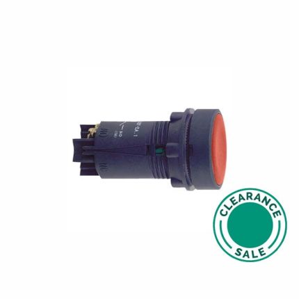 تصفية شنايدر - زر الضغط، Ø22، أحمر، عودة يتوسطها الربيع، 1NC