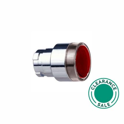 تصفية شنايدر - رأس زر الضغط مضيء، Ø22، أحمر
