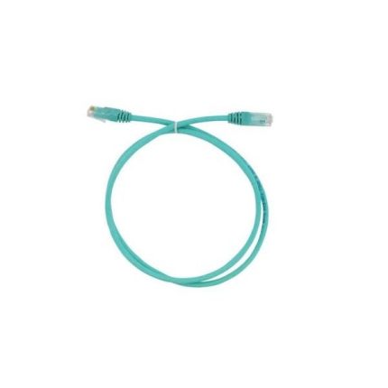 ثري إم - كيبل شبكة CAT 6 UTP PVC - طول 1 متر - تركواز - CAT 6 RJ45 TO RJ45 PATCH CABLE, UTP, PVC