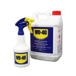 دبليو دي - زيت تشحيم متعدد الوظائف - 5 لتر مع زجاجة رش فارغة 600 مل