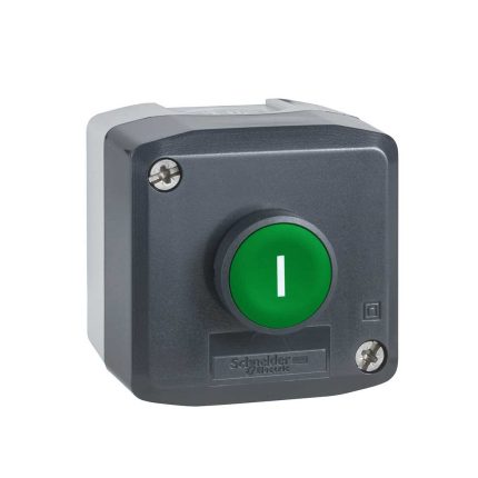 شنايدر - مفتاح ضغط - أخضر - Ø22 spring return 1NO &quot