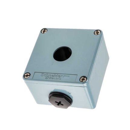 شنايدر - علبة مفتاح ضغط - XAPM, ˜ 22, Zinc Alloy, 1 Opening