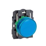 شنايدر - لمبة بيان - أزرق - Ø22 plain lens for BA9s bulb 250V