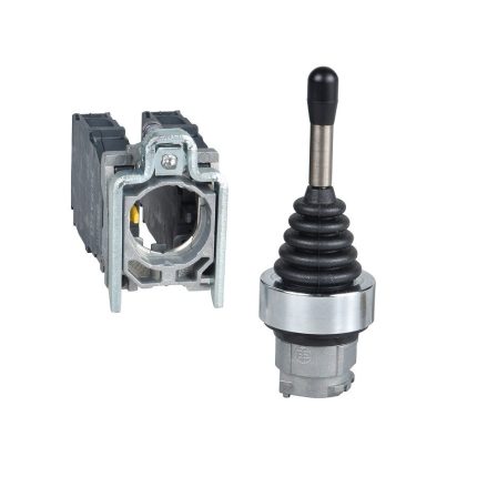 شنايدر - ذراع تحكم بلاستيك - 22 مم -  Harmony XB4 - 4 directions, spring return, 1NO