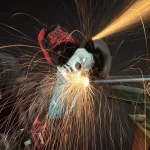 ⁦ماكينة قص حديد 5 بوصة، 1050 واط، 12000 دورة في الدقيقة، 2.6 كجم⁩ - الصورة ⁦4⁩