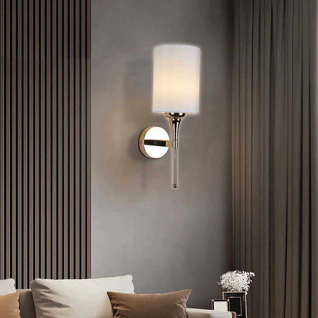 ابليك حائط جداري مودرن مفرد ذهبي E14*1L