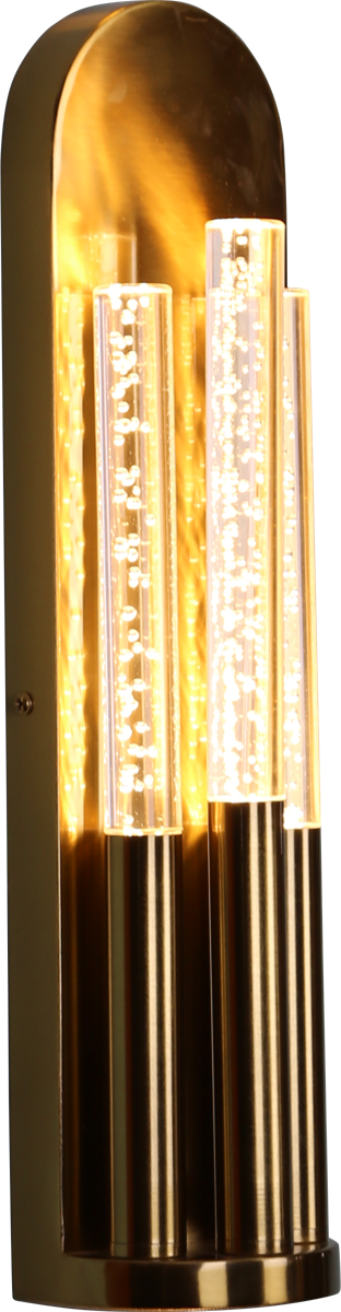 إضاءة أبليك حائط مودرن زيتي لون الانارة أصفر 5 واط قطر 40 سم