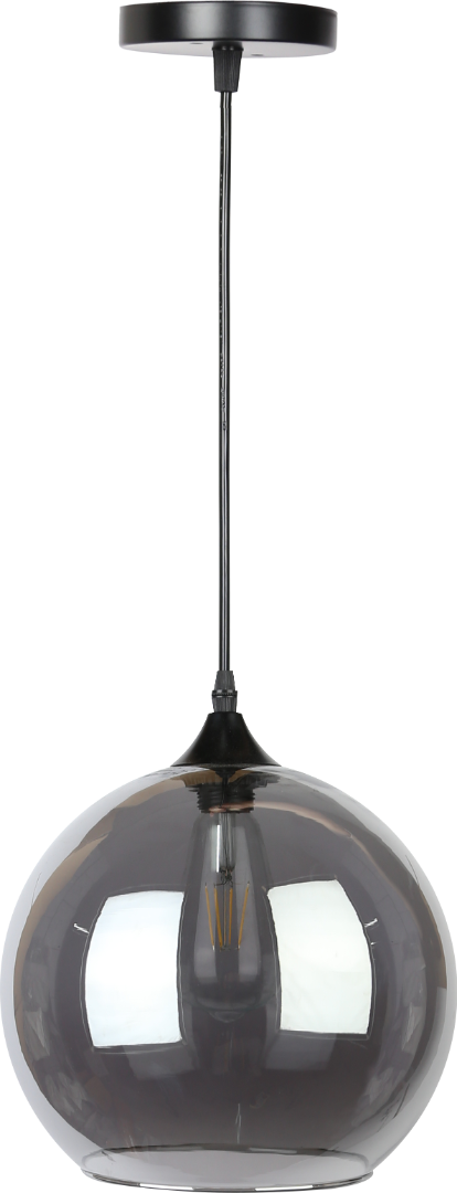 علاقي مودرن اسود مع رمادي E27*1L