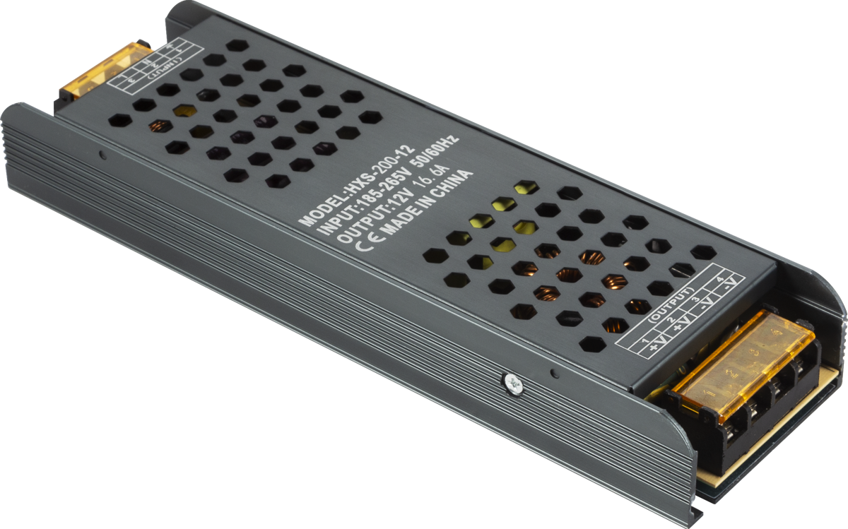 محول ترانس مزود 12V فولت شريط زينة 200 واط
