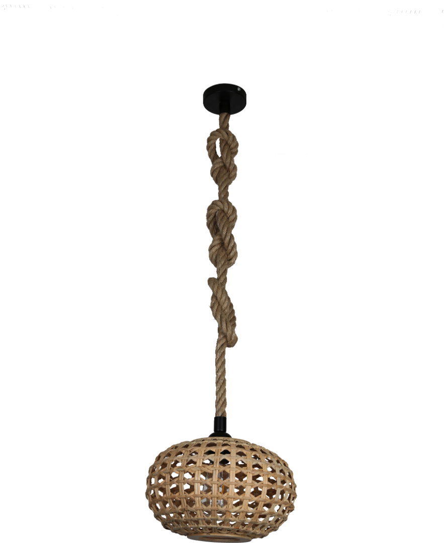 علاقي مفرد حبال مع قش E27*1L