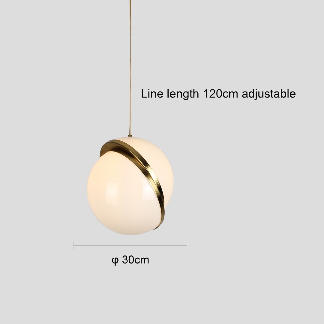 نجف مودرن زيتي قطر 30 سم E27*1L
