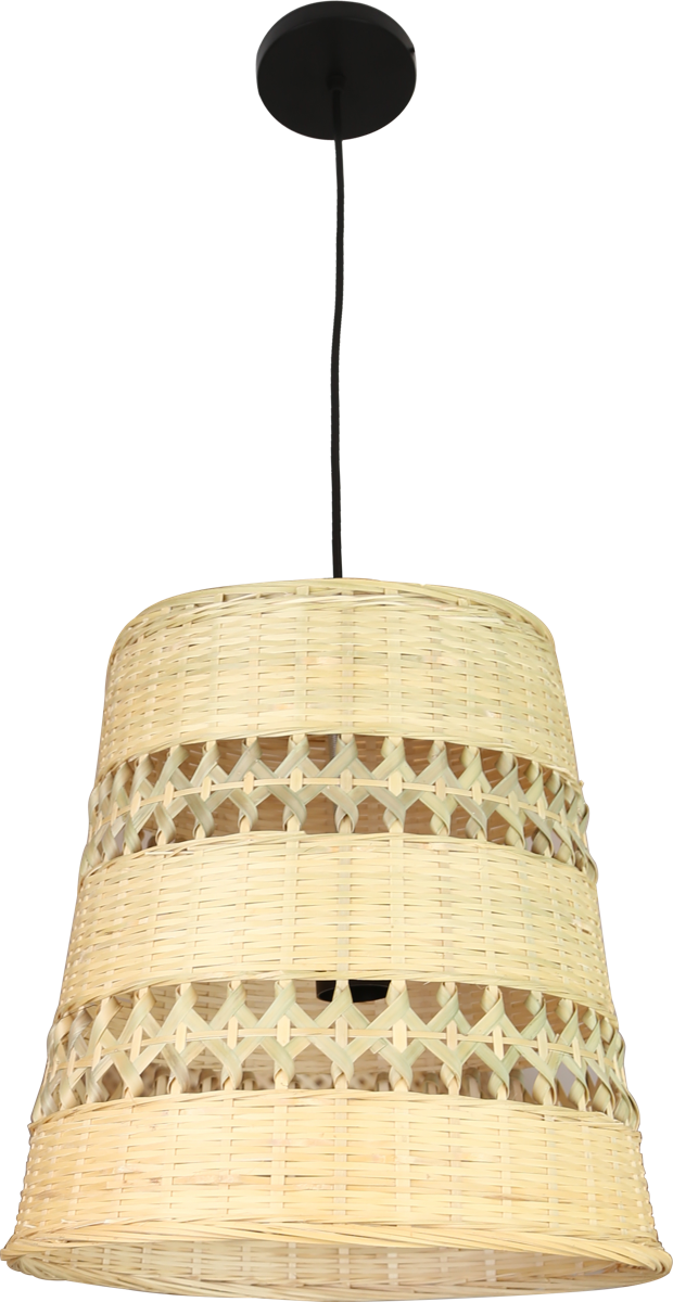 علاقي قش مفرد E27*1L قطر 30 سم